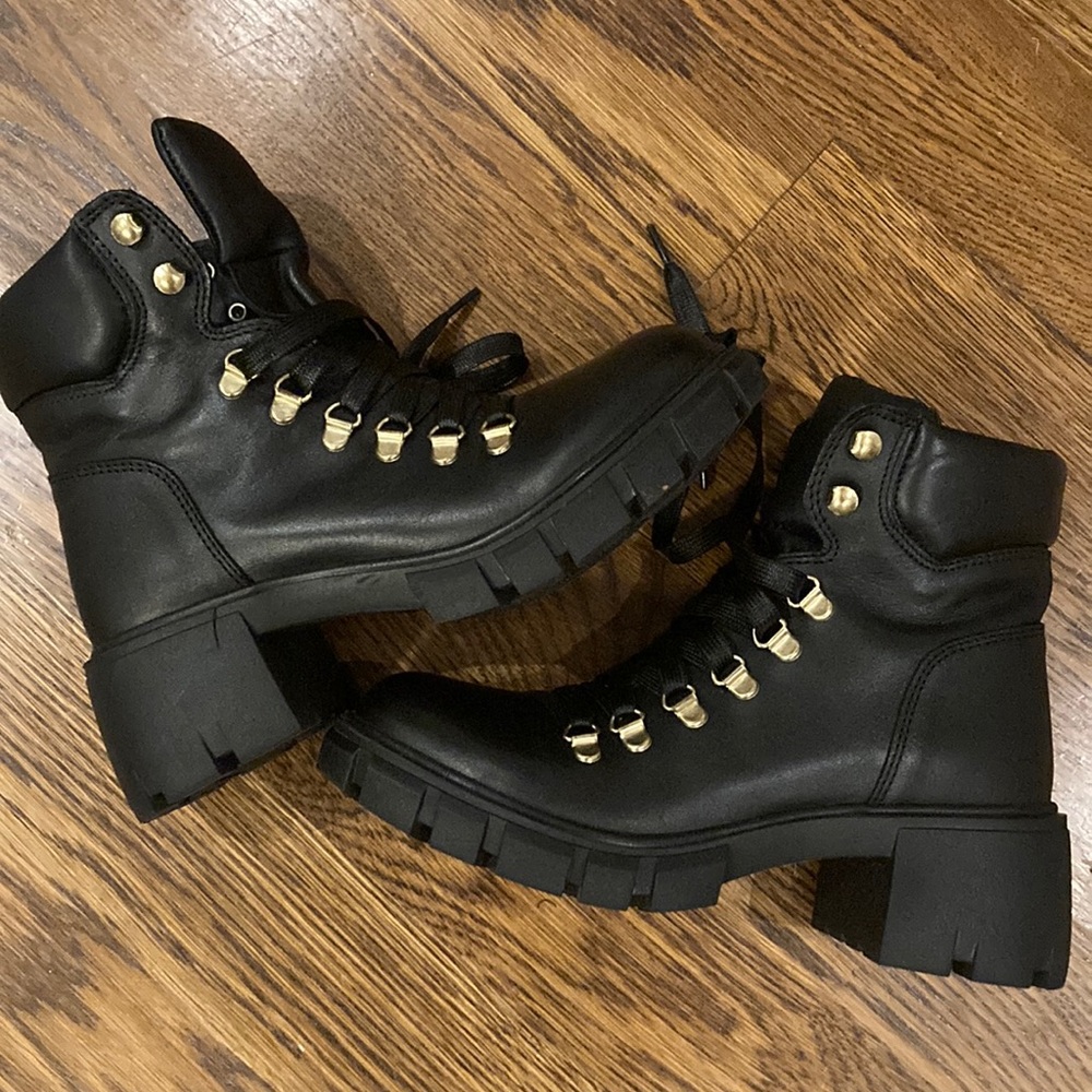 Steve Madden Combat Boots Size 7